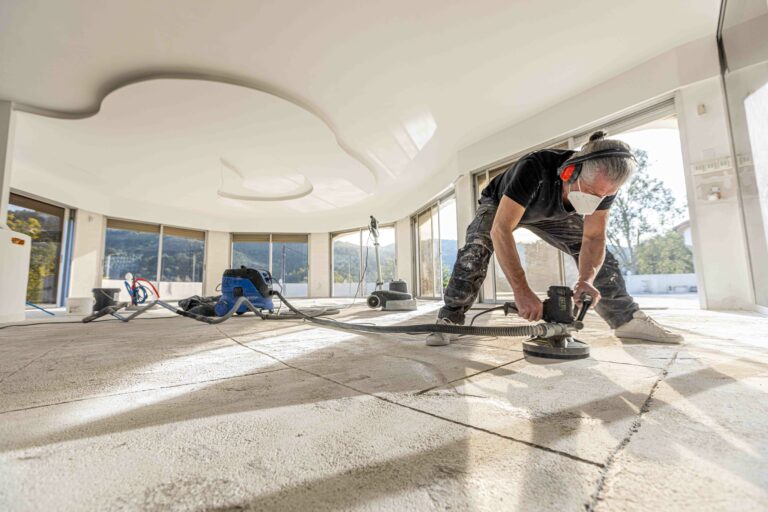 Préparation à l'application d'un protocole complet sur sols